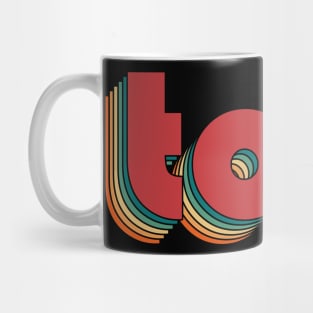 Tool - Retro Rainbow Typography Style 70s Mug